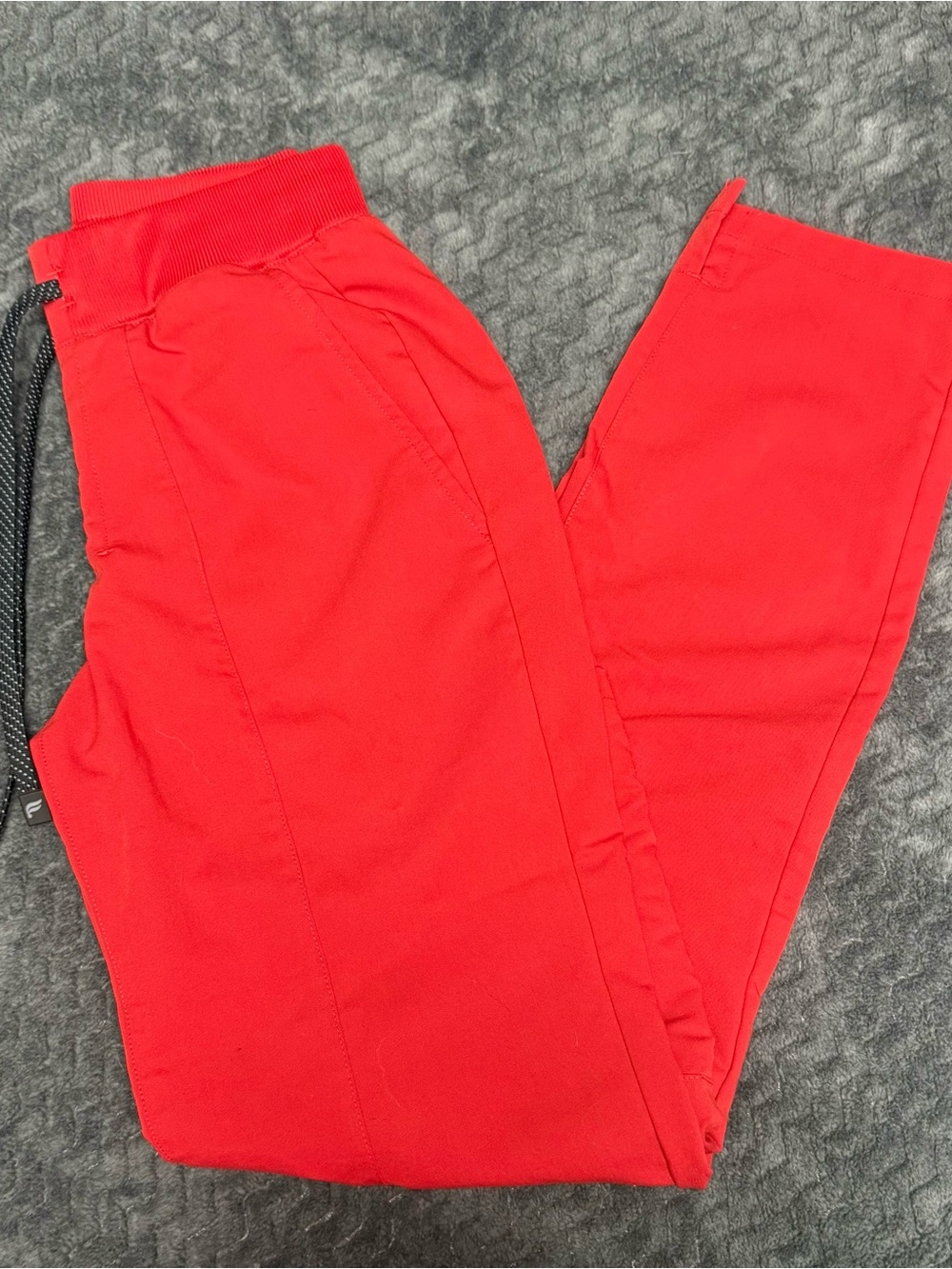 Fabletics Women’s Red Straight Leg scrub Pants - Lightweight Casual Wear